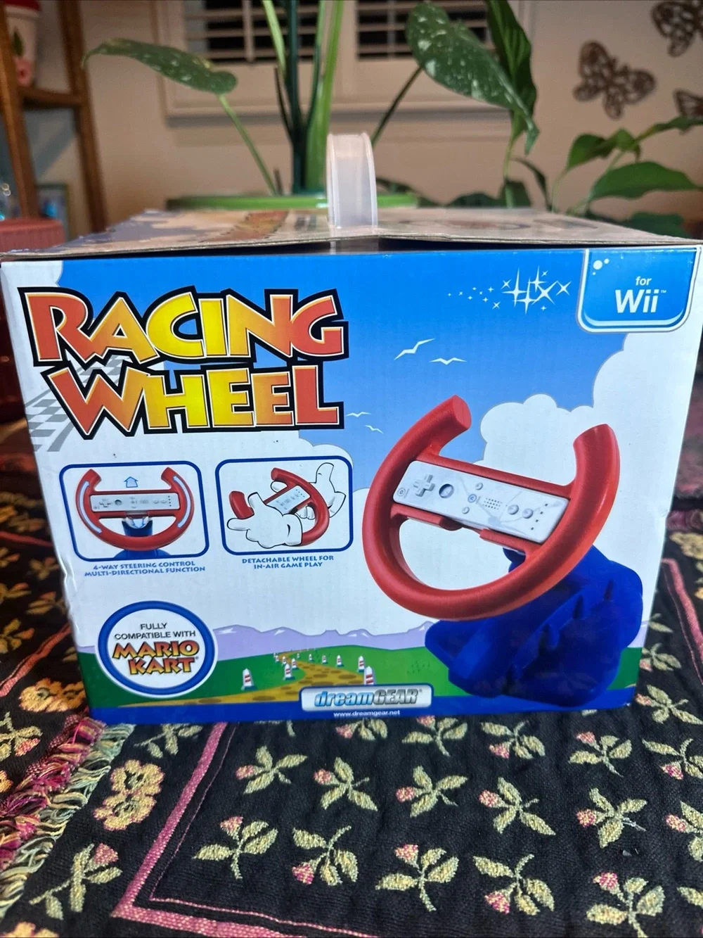 Nintendo Mario Kart Racing Wheel Pro Mini Red Dream Gear